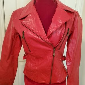 Vintage Guess leather jacket